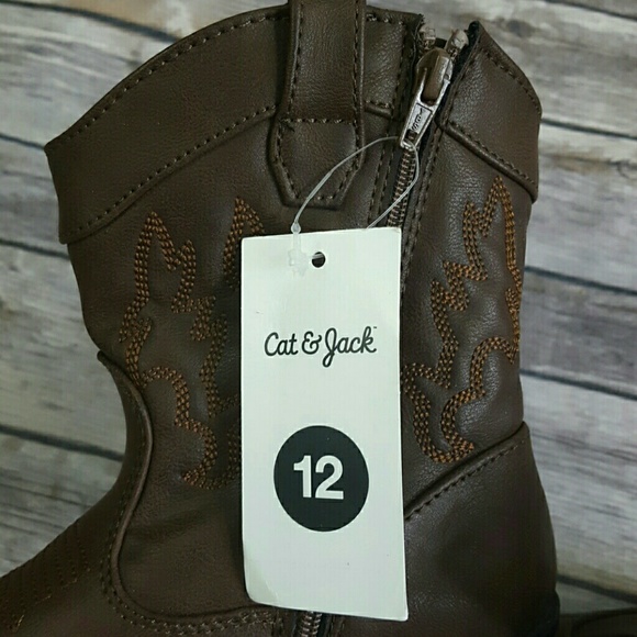Cat & Jack Shoes Cat Jack Toddler Boys Ollie Cowboy Western Boots Poshmark